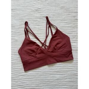 ALO Yoga Rust Strappy Sport Bra